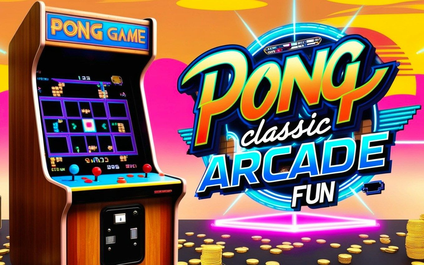 Pong Oyunu Klasik Arcade Eğlencesi!