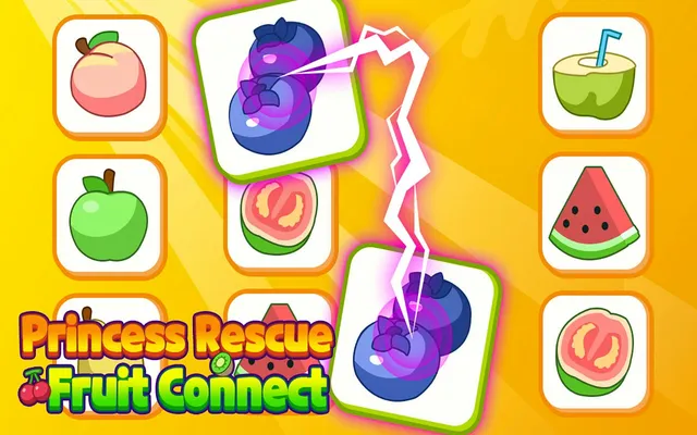Princess Rescue Fruit Connect