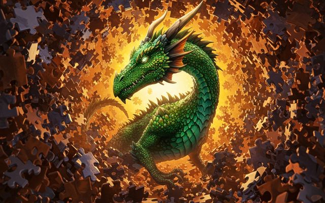 Realistic Dragon Jigsaw Puzzle