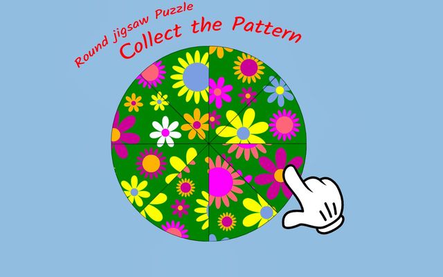 Round jigsaw Puzzle - Collect the Pattern
