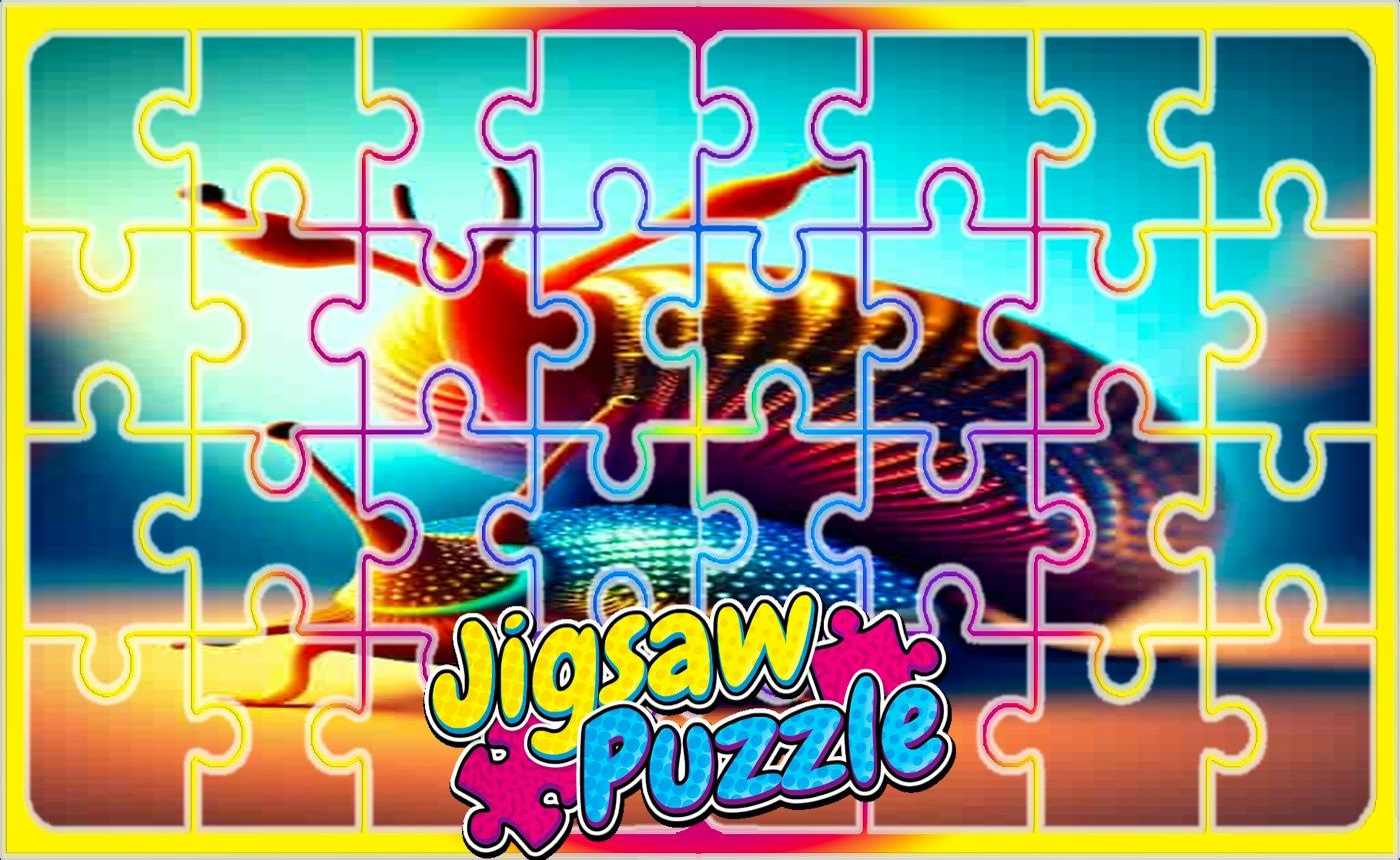 Salyangoz Jigsaw Mükemmel Kaydırmalı Bulmaca