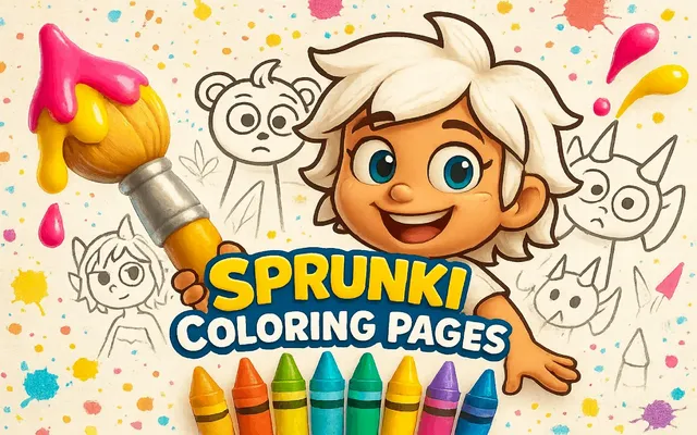 Sprunki Coloring Pages