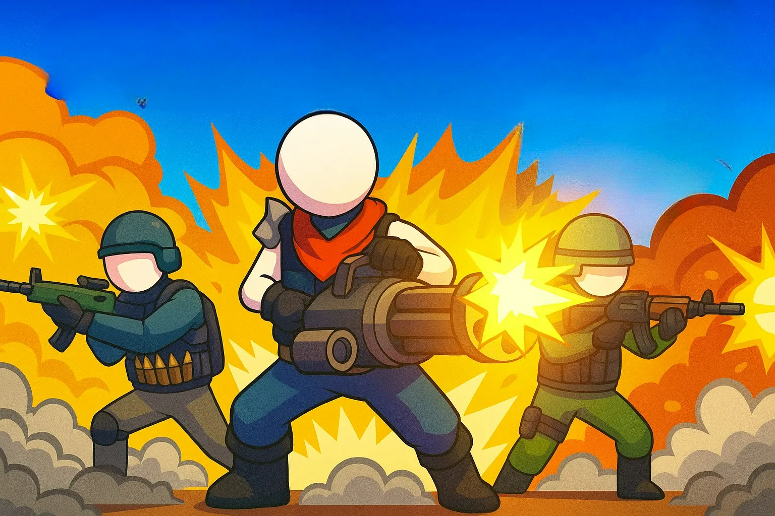 Squad Shooter 3D - Army Commando Gun Battle Game