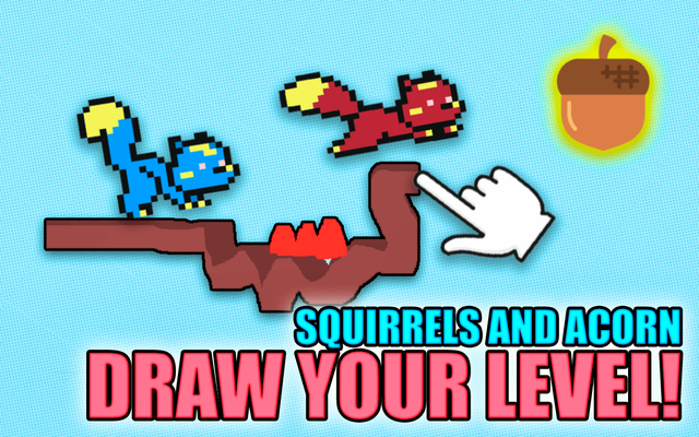 Squirrels and Acorn - Draw your level!