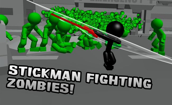 Stickman Killing Zombie 3D