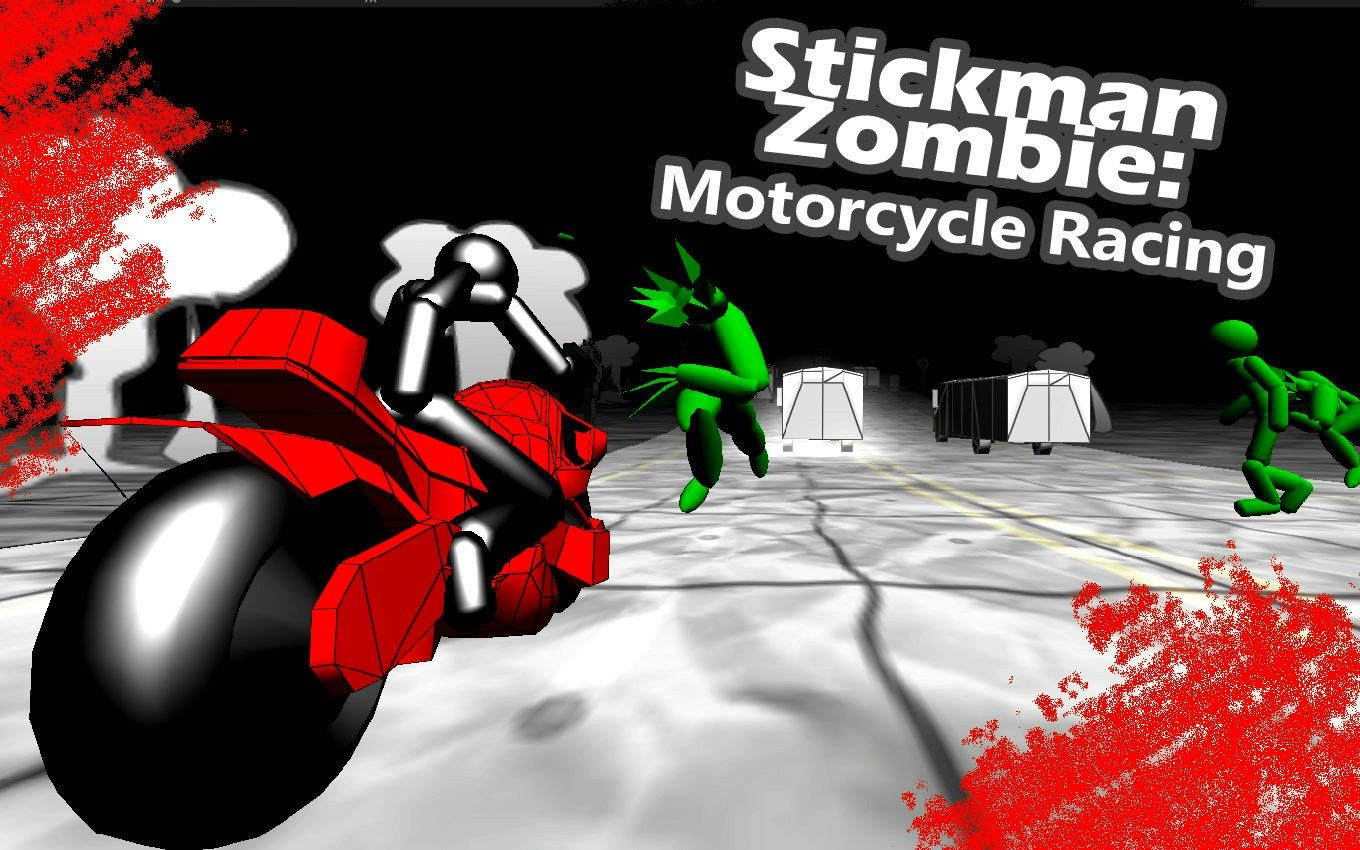 Stickman Zombie Motorcycle Racing