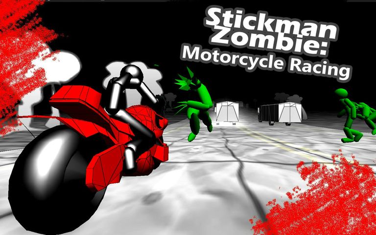 Stickman Zombie Motorcycle Racing