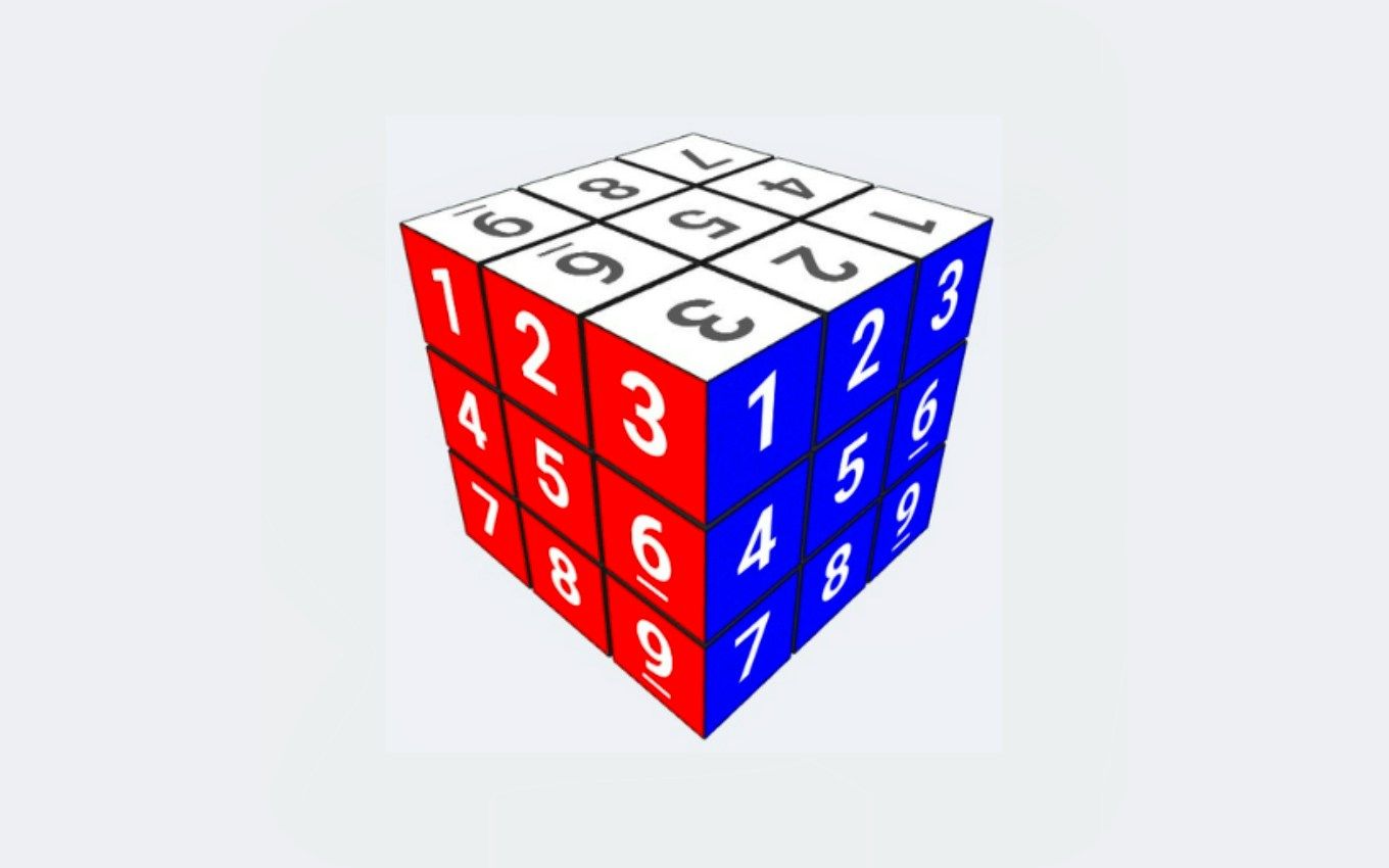 Sudoku Puzzle Cube