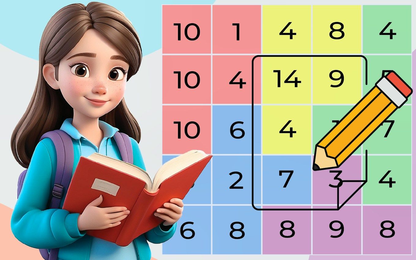 Sum Challenge Number Grid