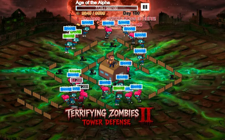 Terrifying Zombies Tower Defense II