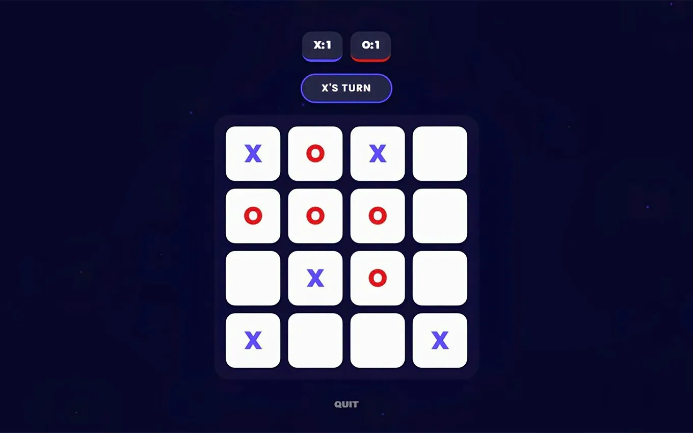 Tic Tac Toe Pro - Çok Oyunculu & Zorluk