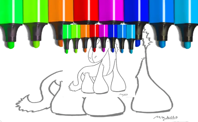 Unicorn Coloring For Kids