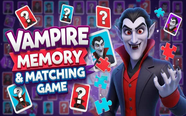 Vampire Memory & Matching Game