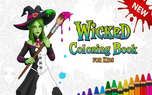 Wicked Coloring Book for Kids