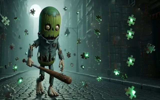 Zombie Tung Tung Sahur Jigsaw Puzzle