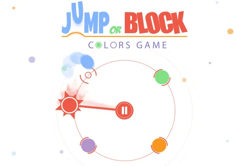 Jump or Block Colors Game