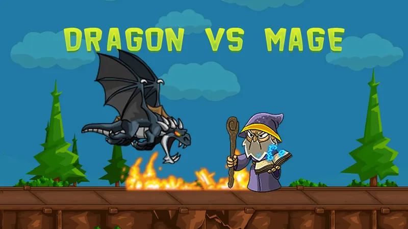 Dragon vs Mage