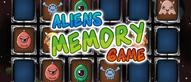 Aliens Memory Game