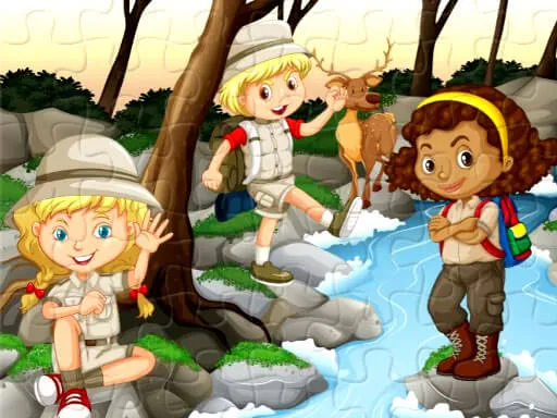 Camping Kids Jigsaw