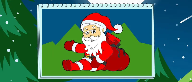 Santa Claus Coloring Book