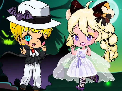 Halloween Chibi Couple