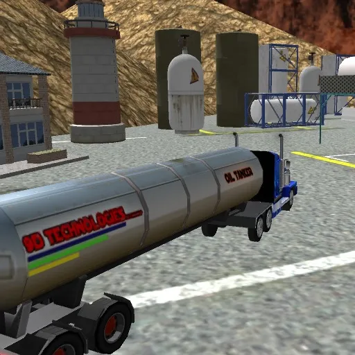 Oil Tanker Truck Drive