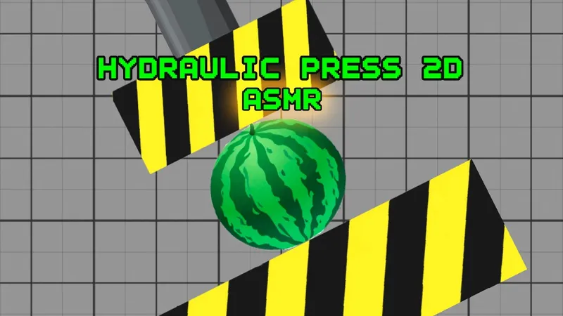 Hydraulic Press 2D ASMR