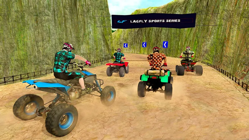 Quad Bike Derby Stunts