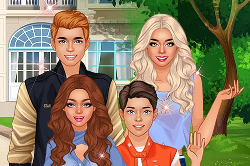 Superstar Family Dress Up Game