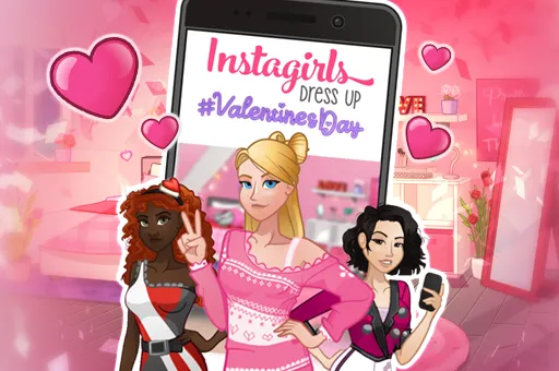 Instagirls Valentines Dress Up