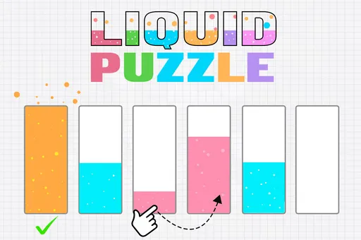 Liquid puzzle sort the color