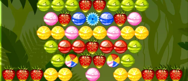 Bubble Shooter Fruits Candies