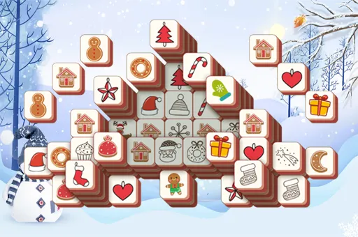 Xmas Mahjong Tiles 2023