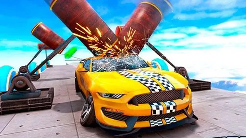 Real Taxi Car Stunts 3D Game