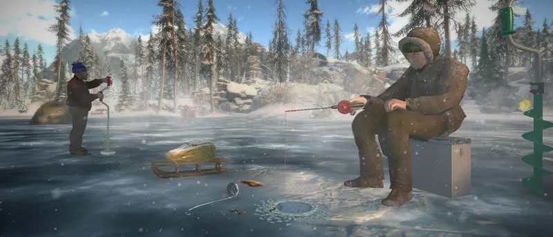 Ice fishing 3d