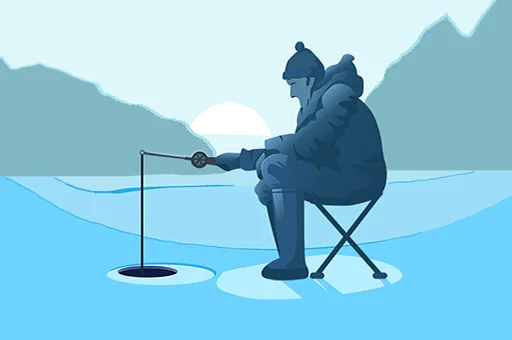 Ice fishing 3d