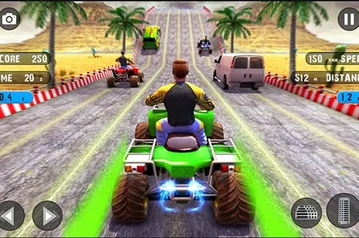 ATV Quad Bike Traffic Racer 