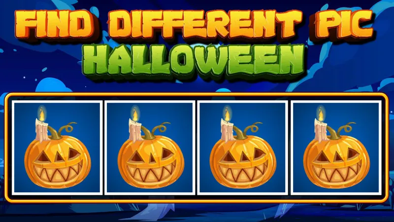 Find Different Pic Halloween