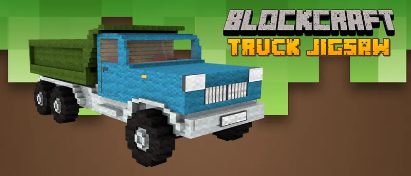 Blockcraft Truck Jigsaw