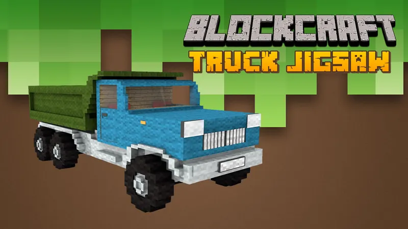 Blockcraft Truck Jigsaw