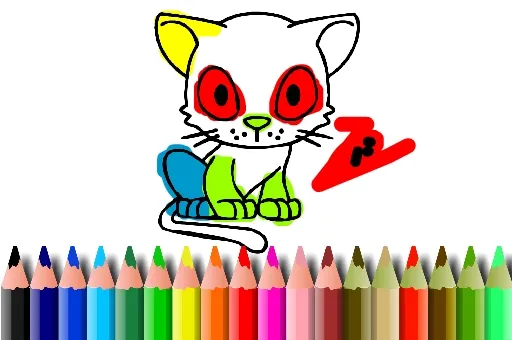 BTS Cat Coloring