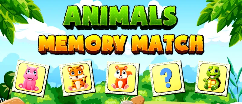 Animals Memory Match