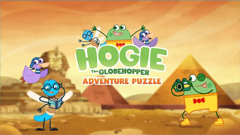 Hogie The Globehoppper Adventure Puzzle