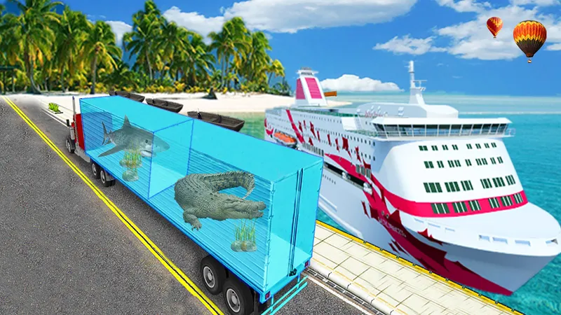 Sea Animal Cargo Truck