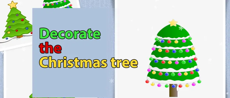 Decorate the Christmas Tree for Kids