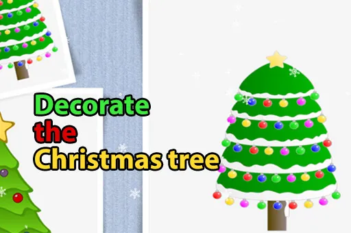 Decorate the Christmas Tree for Kids