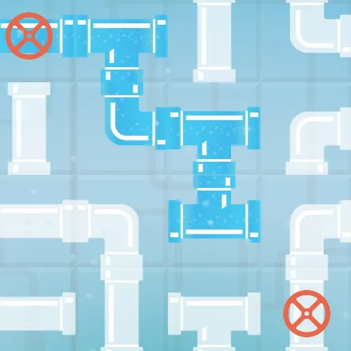 Pipes Flood Puzzle