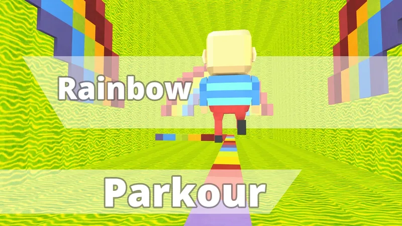 KOGAMA Rainbow Parkour