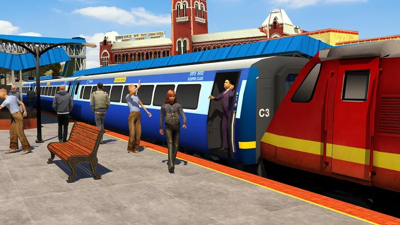 Modern Train Driving Simulator: City Train Games