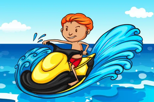 Jet Ski Summer Fun Hidden